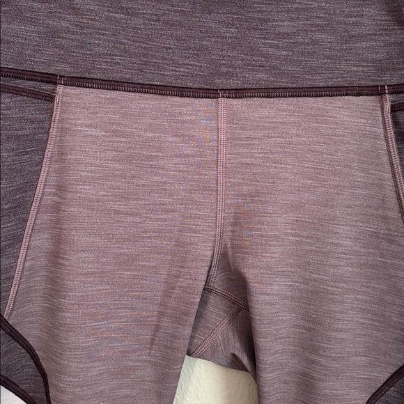 Lululemon Early Extension High-Rise Crop Purple Athletic Leggings Women’s Size 6 - Picture 2 of 7